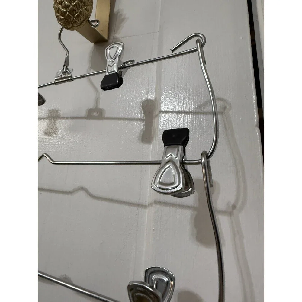 Multi-Tier Metal Skirt & Pants Hanger Organizer